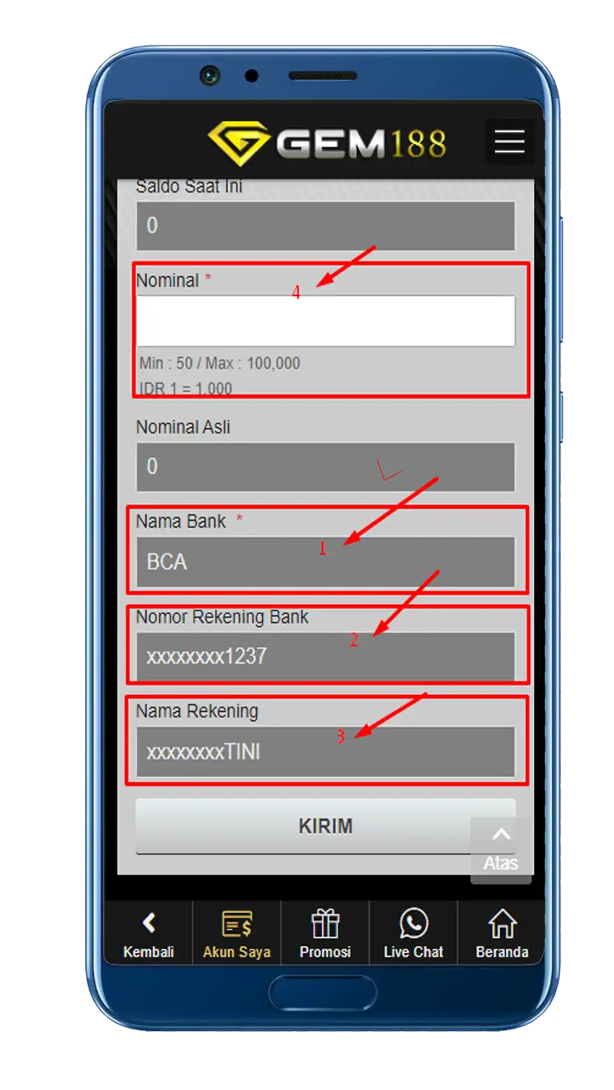 Transfer Gem188